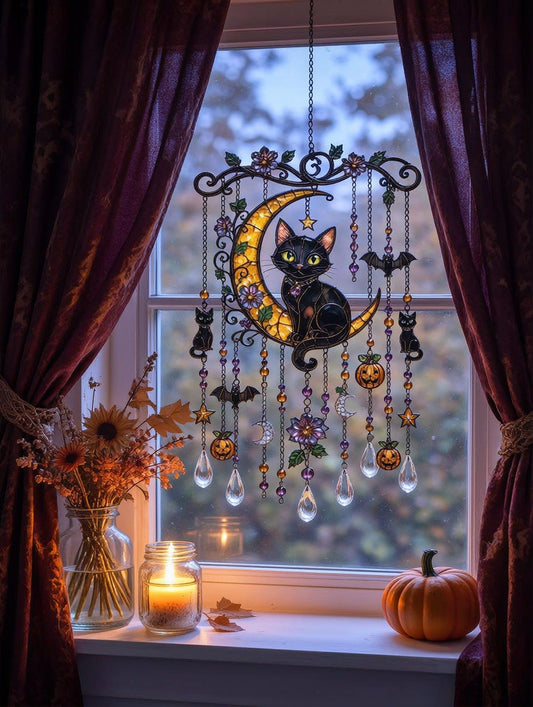 ✨🎃Cast Rainbow Light with Gothic Halloween Wind Chimes!