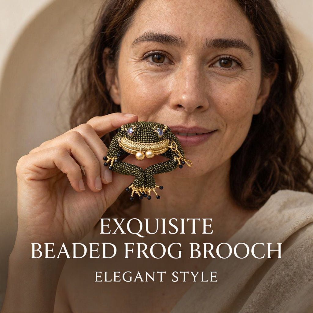 🐸Charming hand-knitted frog coin purse
