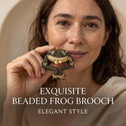 🐸Charming hand-knitted frog coin purse