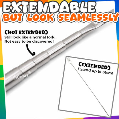 Easy-Reach Fun Prank Telescopic Fork