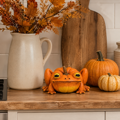 🎃Pumpkin Frog Decorative Figurine🐸