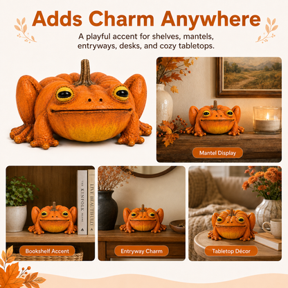 🎃Pumpkin Frog Decorative Figurine🐸