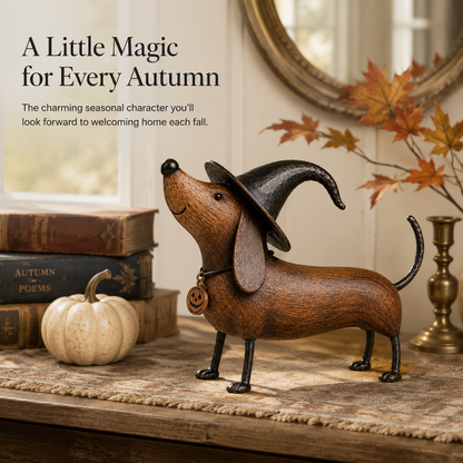 🧙‍♀️Witchy Dachshund Halloween Figurine