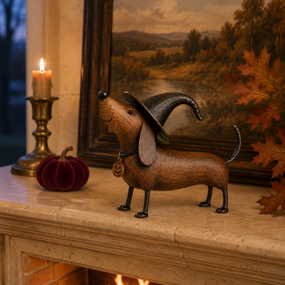 🧙‍♀️Witchy Dachshund Halloween Figurine