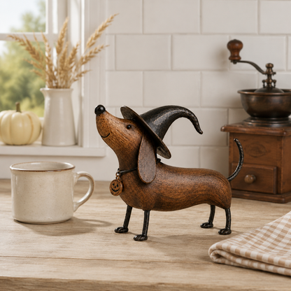 🧙‍♀️Witchy Dachshund Halloween Figurine