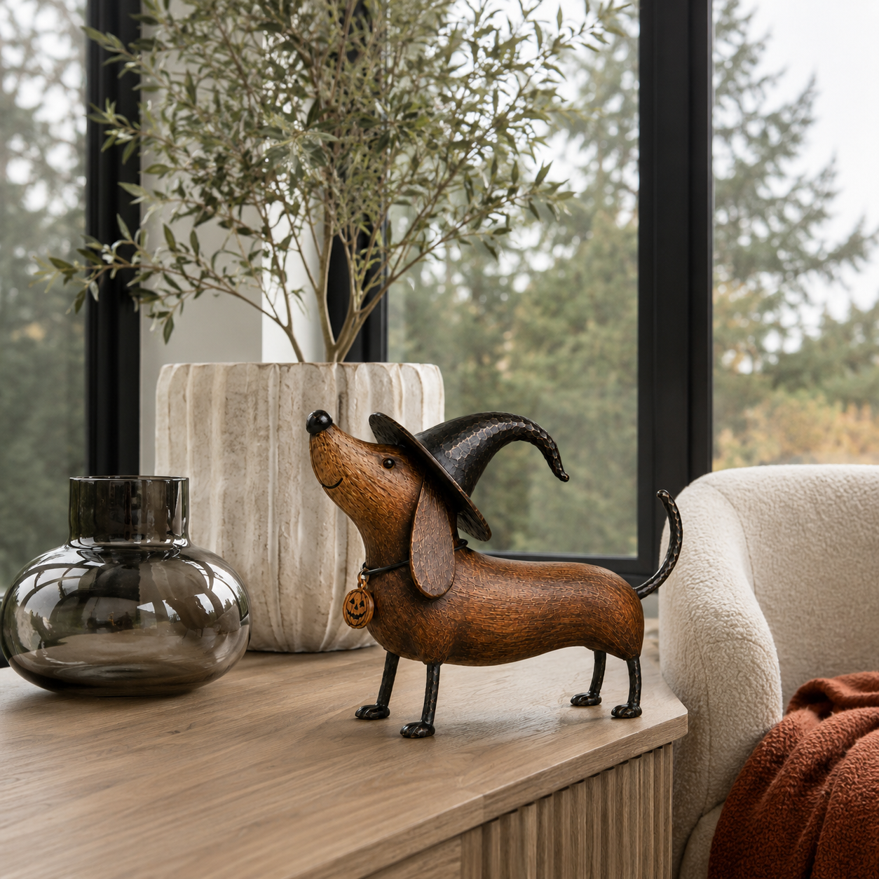🧙‍♀️Witchy Dachshund Halloween Figurine