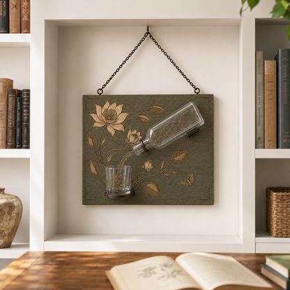 🍃Botanical Pour Lighted Wall Decor💡