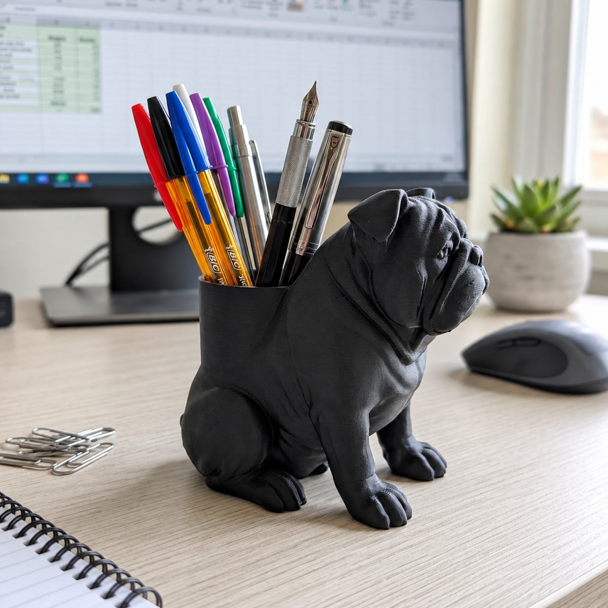 🐶German Shepherd Desk Organizer