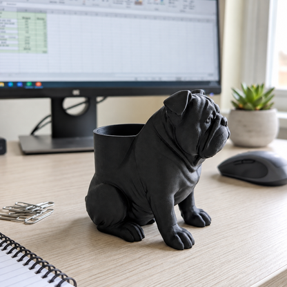 🐶German Shepherd Desk Organizer