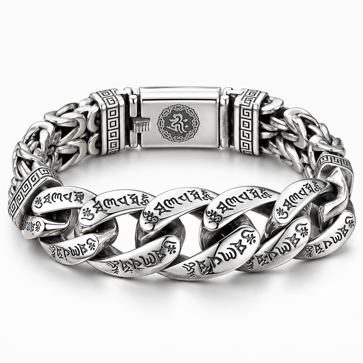 Men's Retro Six-Syllable Mantra Bracelet