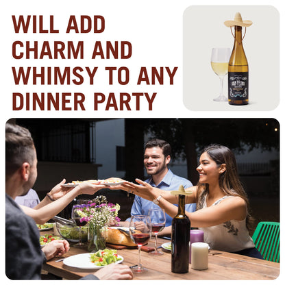 Halmhattformad vinpropp i silikon