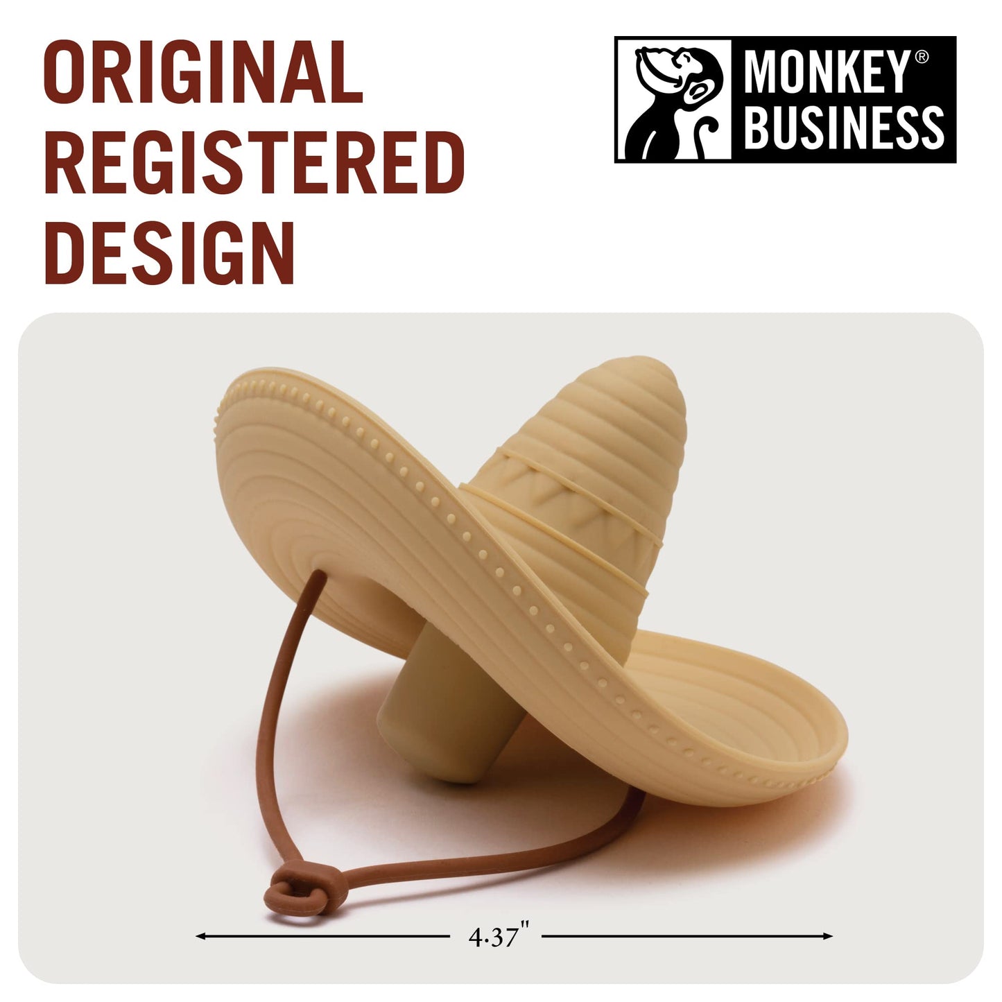 Halmhattformad vinpropp i silikon