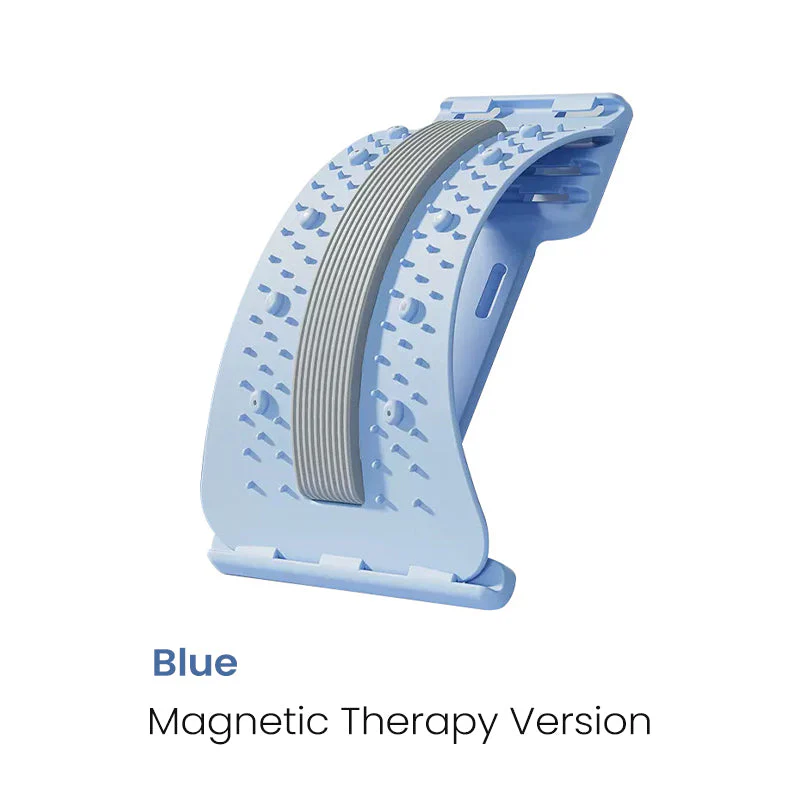 🧲 🔥 Magnetic Lumbar Stretcher – Acupressure Massage, Portable Design & Relieves Back Pain 🧘‍♂️✨