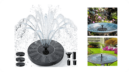 The solar fountain for vibrant gardens