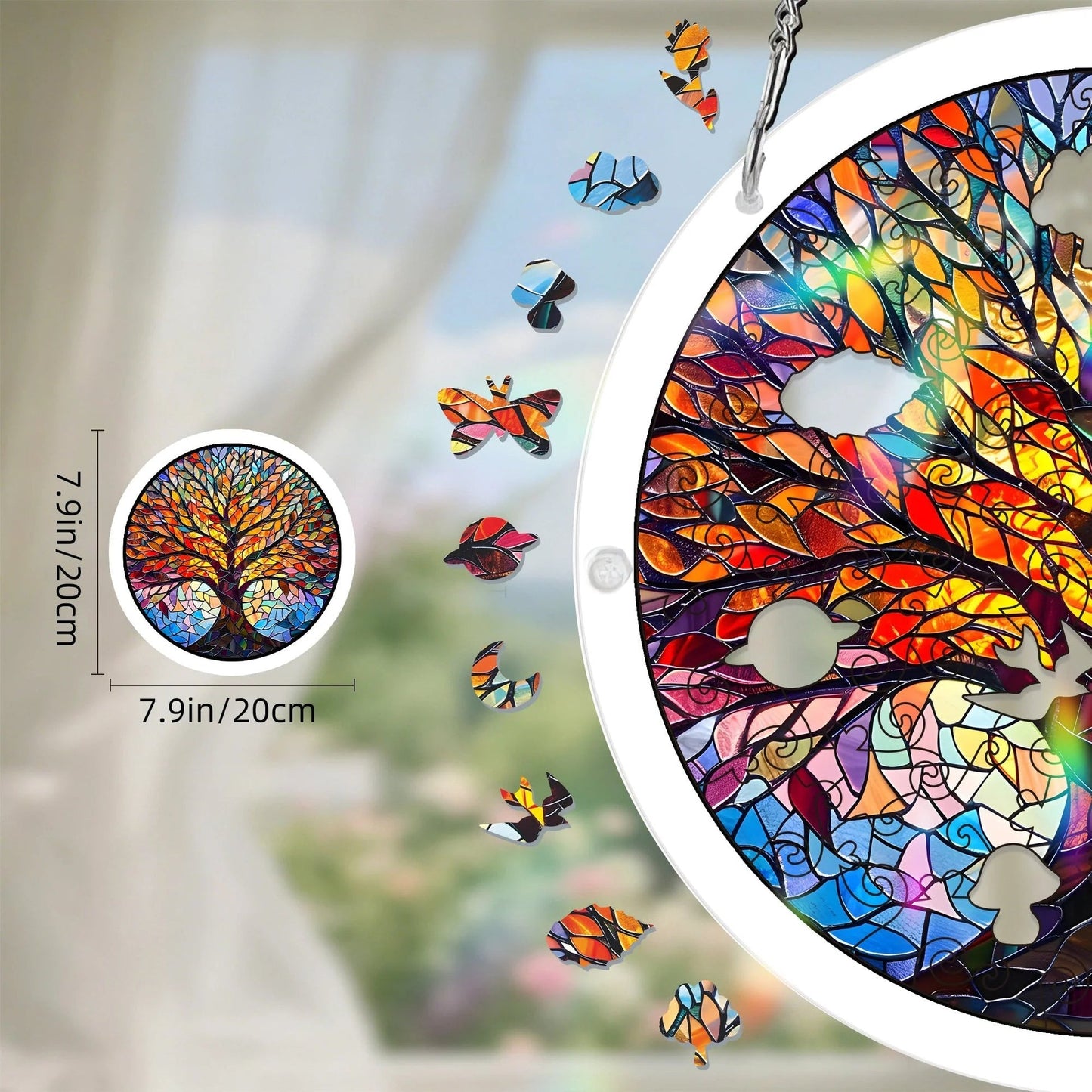 🔥Acrylic sunset and seascape jigsaw puzzle for window decoration
