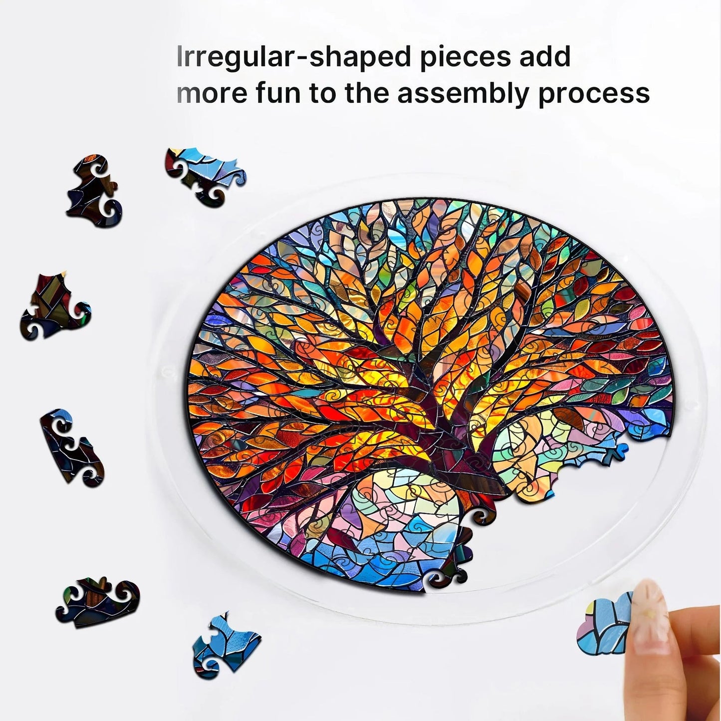 🔥Acrylic sunset and seascape jigsaw puzzle for window decoration