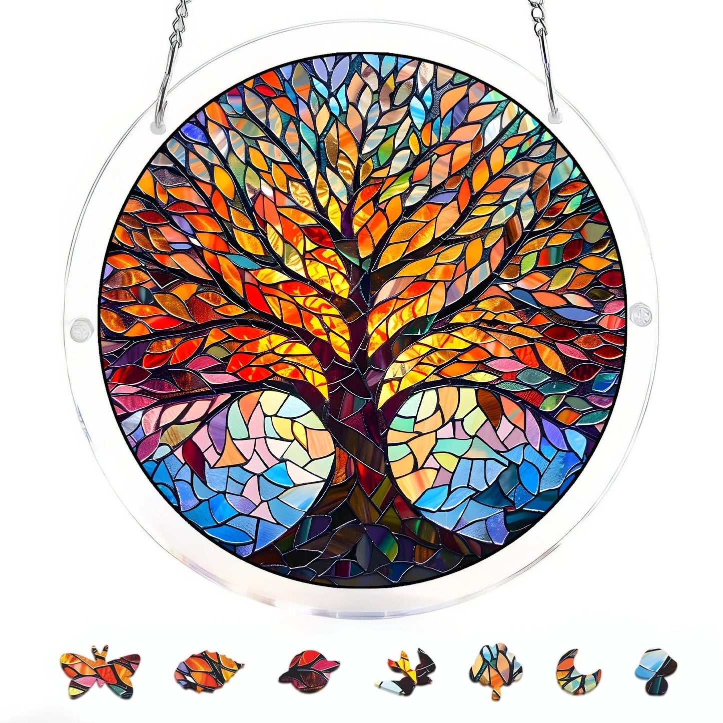 🔥Acrylic sunset and seascape jigsaw puzzle for window decoration