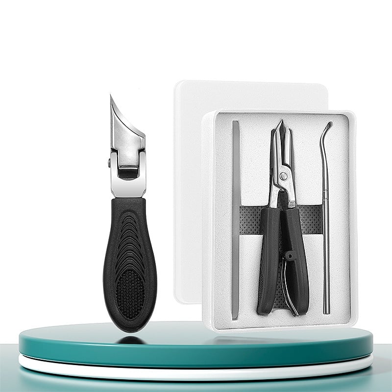 🔥Podiatrist-Recommended Nail Clippers - Ergonomic Angled Design for Toenails & Ingrowns