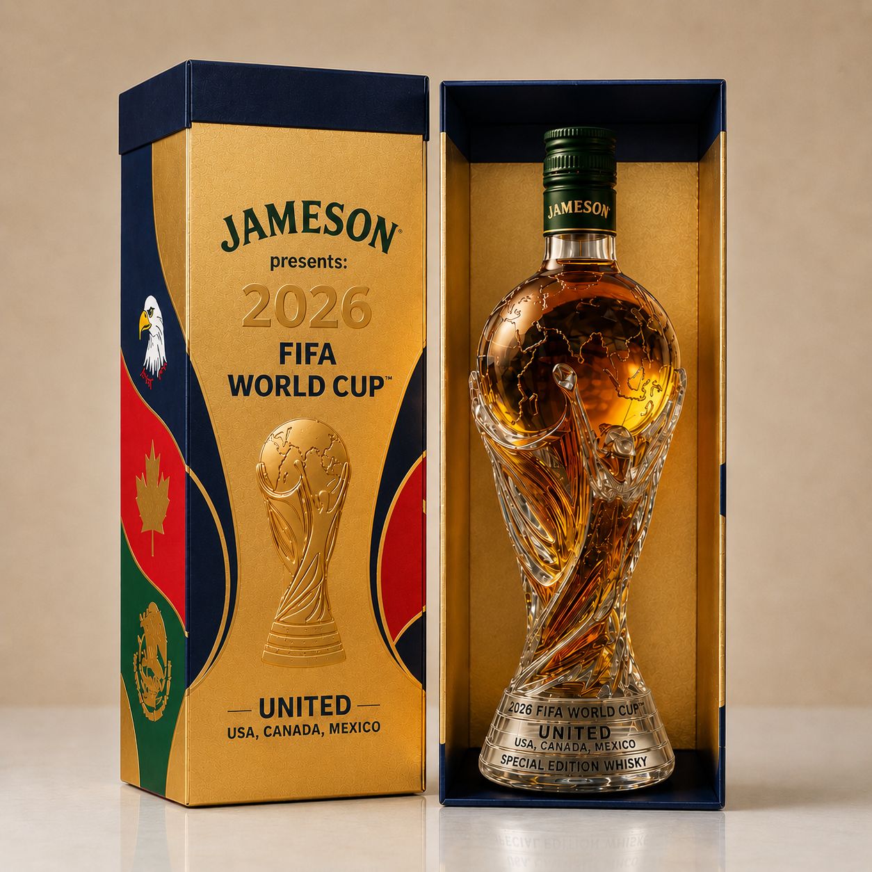 ⚽2026 FIFA World Cup Special Edition Whisky Bottle