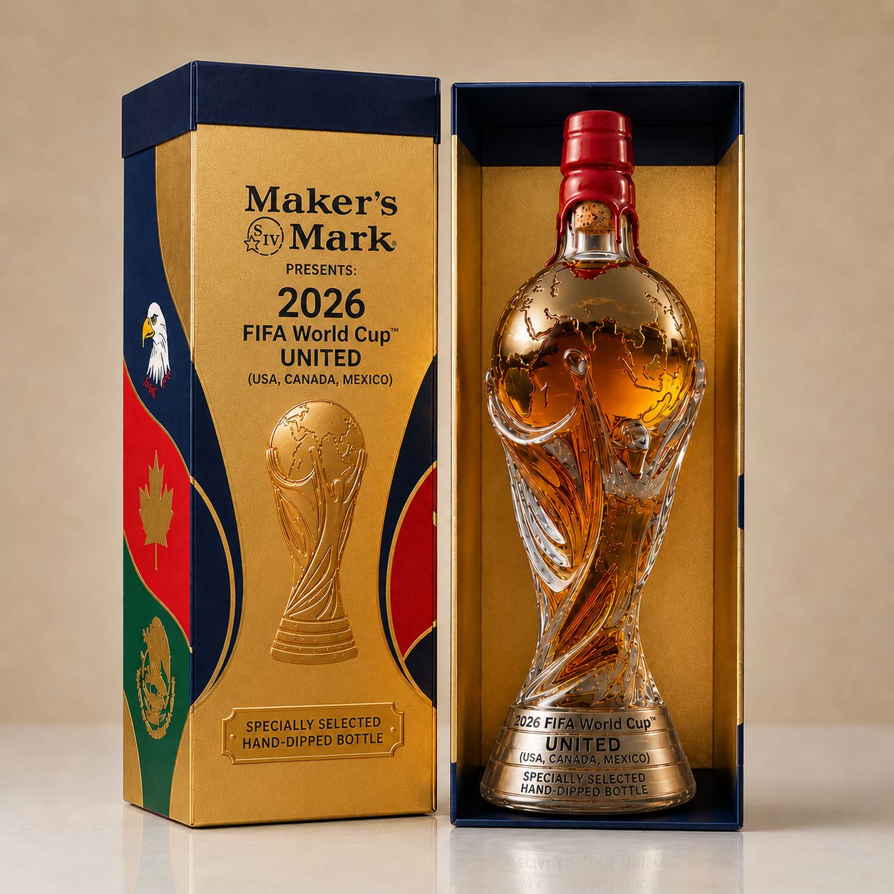 ⚽2026 FIFA World Cup Special Edition Whisky Bottle