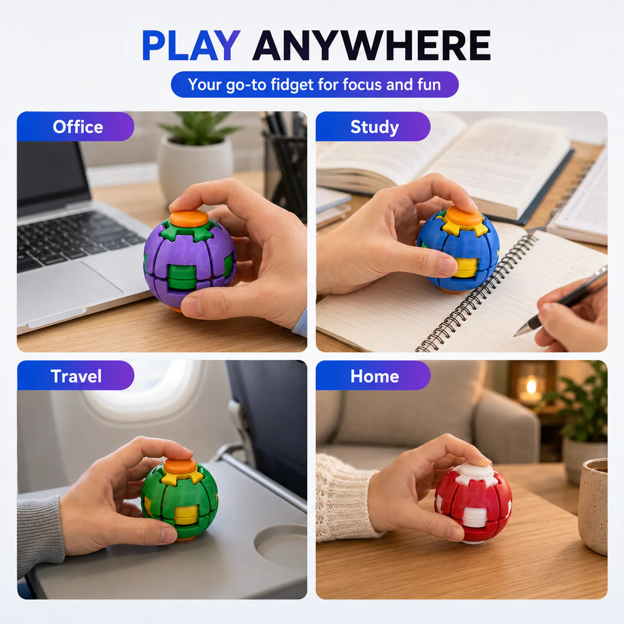Fidget Spinner Decompression Ball