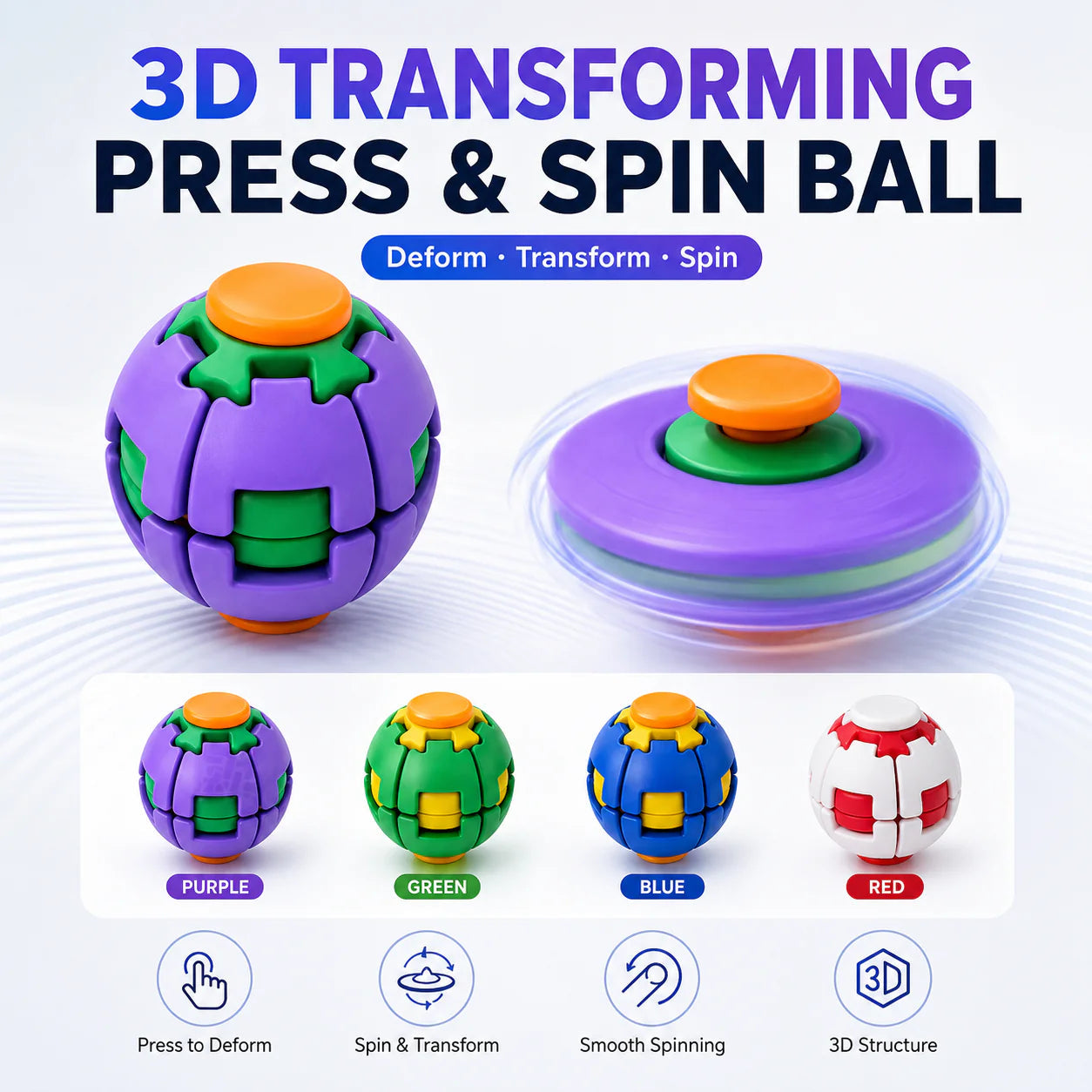 Fidget Spinner Decompression Ball