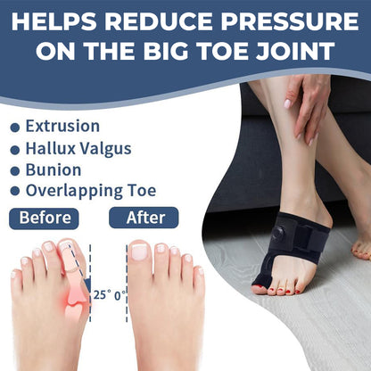 Adjustable Big Toe Support Sleeve Knob Adjustment