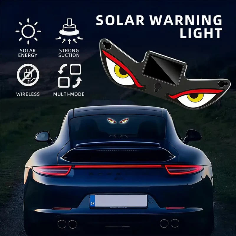 🚗🔆 Solar-Powered LED Car Warning Light! Solar-powered, weatherproof, automatic activation at dark – for more safety on the roadside. 🔥🛡️
