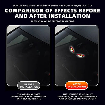 🚗🔆 Solar-Powered LED Car Warning Light! Solar-powered, weatherproof, automatic activation at dark – for more safety on the roadside. 🔥🛡️