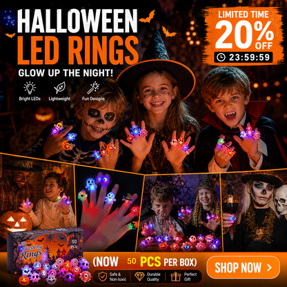 💍🎃LED Light Halloween Glowing Ring👻