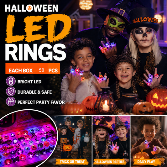 💍🎃LED Light Halloween Glowing Ring👻