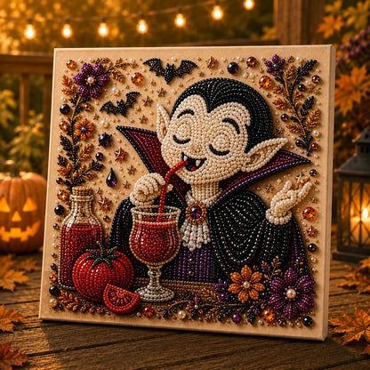 👻✨ Halloween Pearl Art DIY Kit – Turn Tiny Pearls into Spooky-Cute Magic