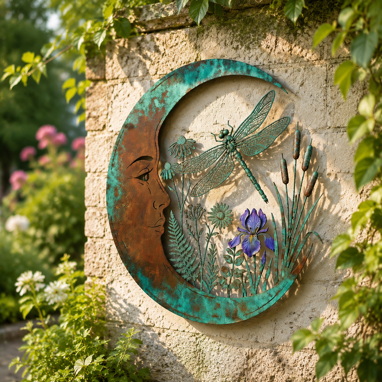 🌙Dragonfly Moon Wall Decor