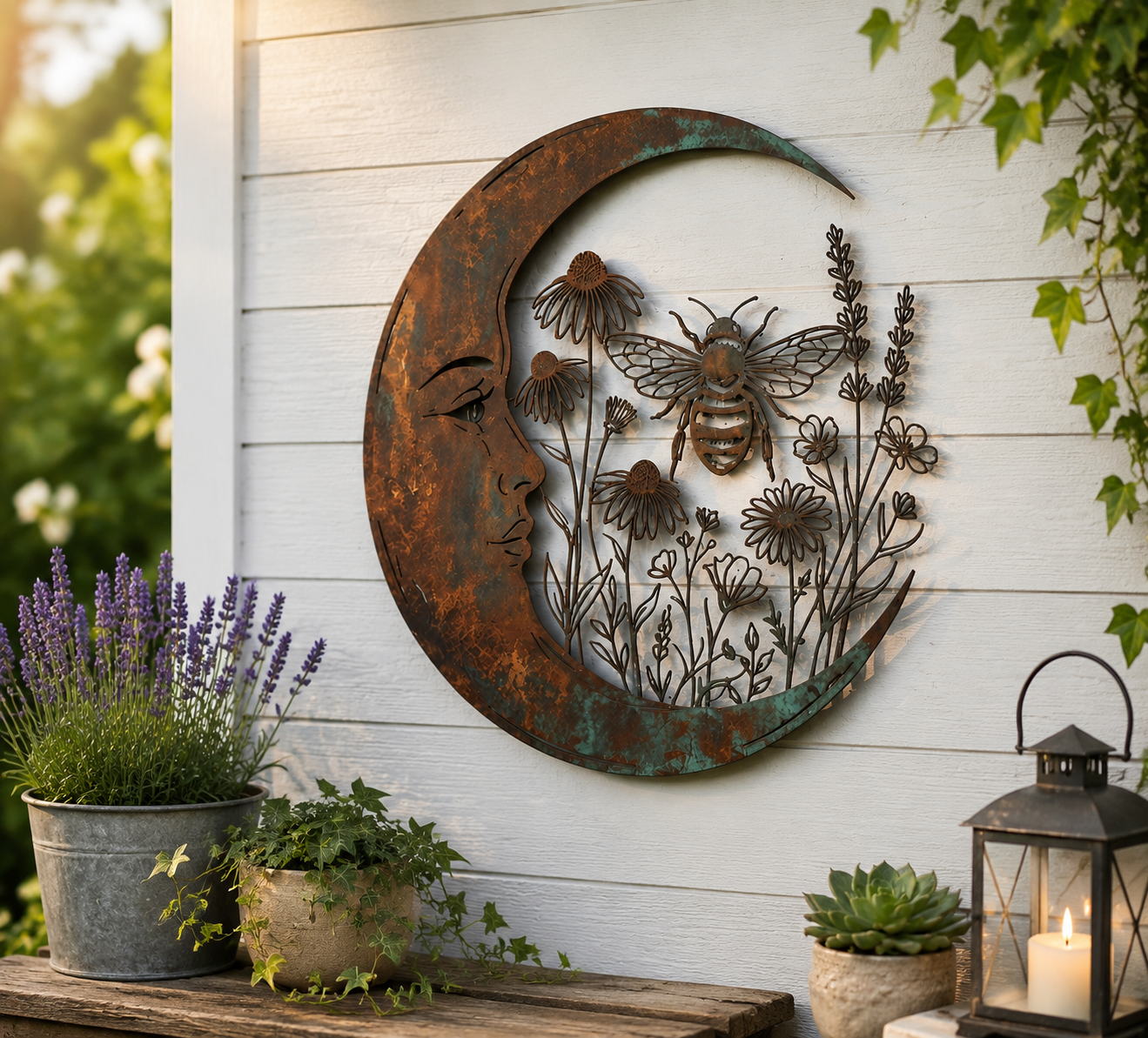 🌙Dragonfly Moon Wall Decor