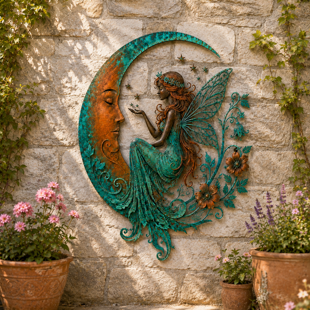 🌙Dragonfly Moon Wall Decor
