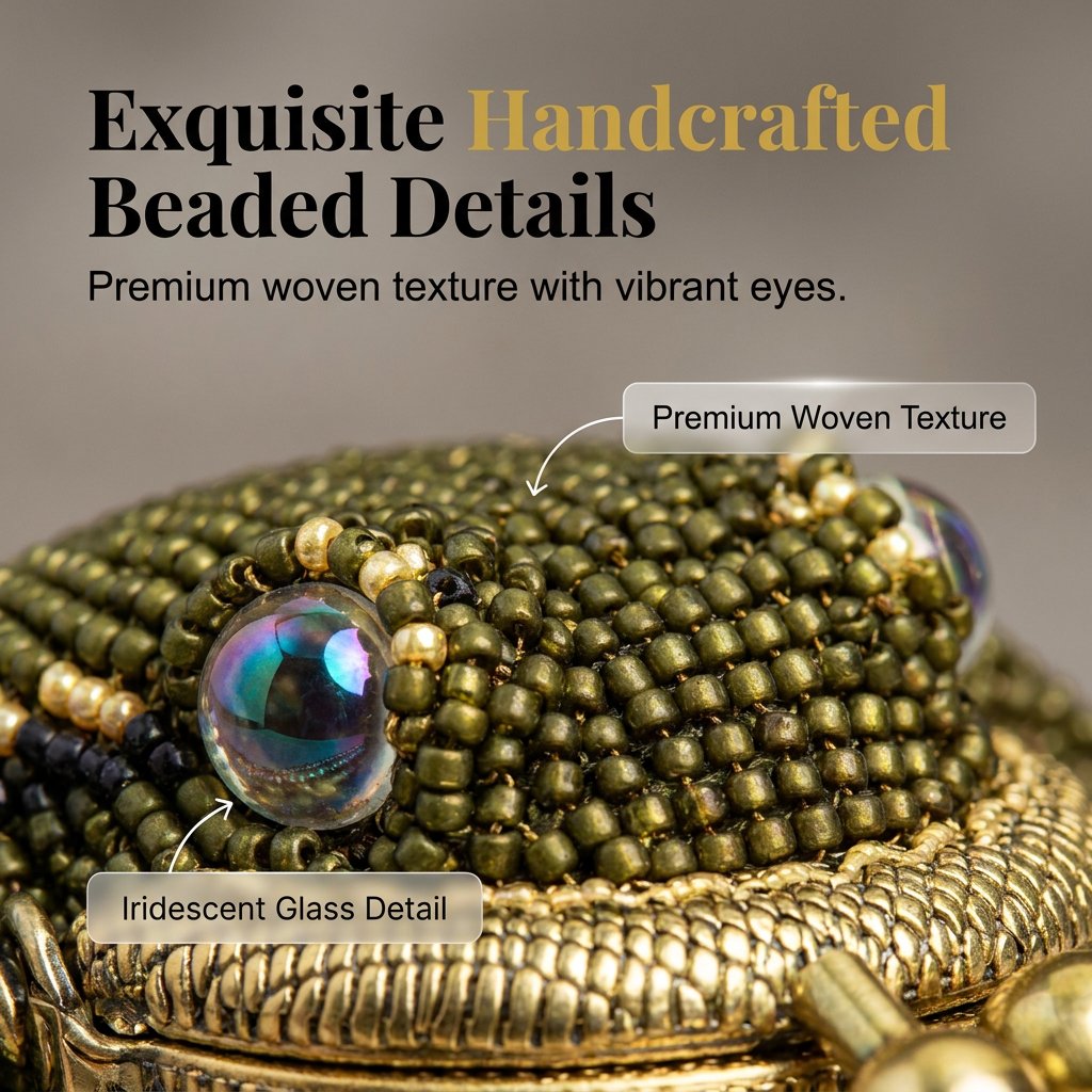 🐸Charming hand-knitted frog coin purse