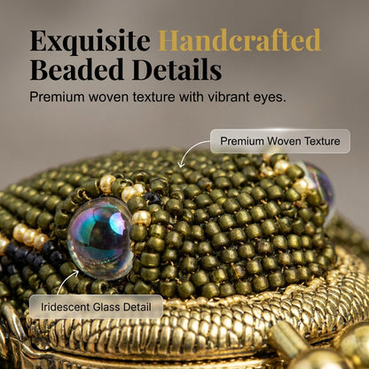 🐸Charming hand-knitted frog coin purse