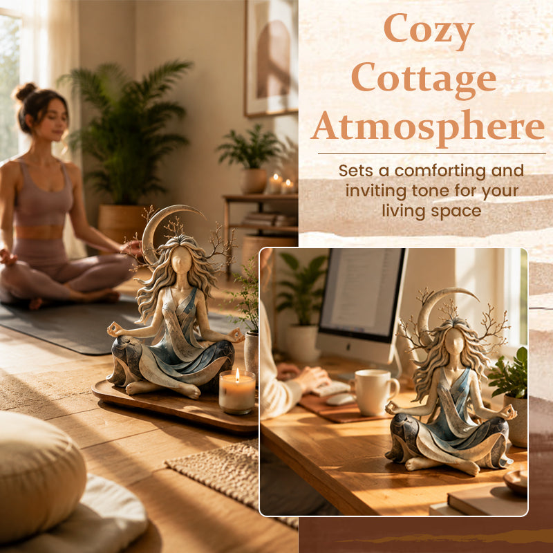 🧘 Peaceful Meditation Sculpture | Serene Home Decor Ornament