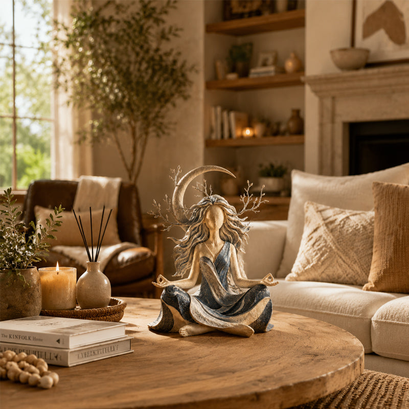 🧘 Peaceful Meditation Sculpture | Serene Home Decor Ornament