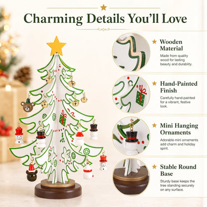 🎄 DIY Wooden Christmas Tree Ornament