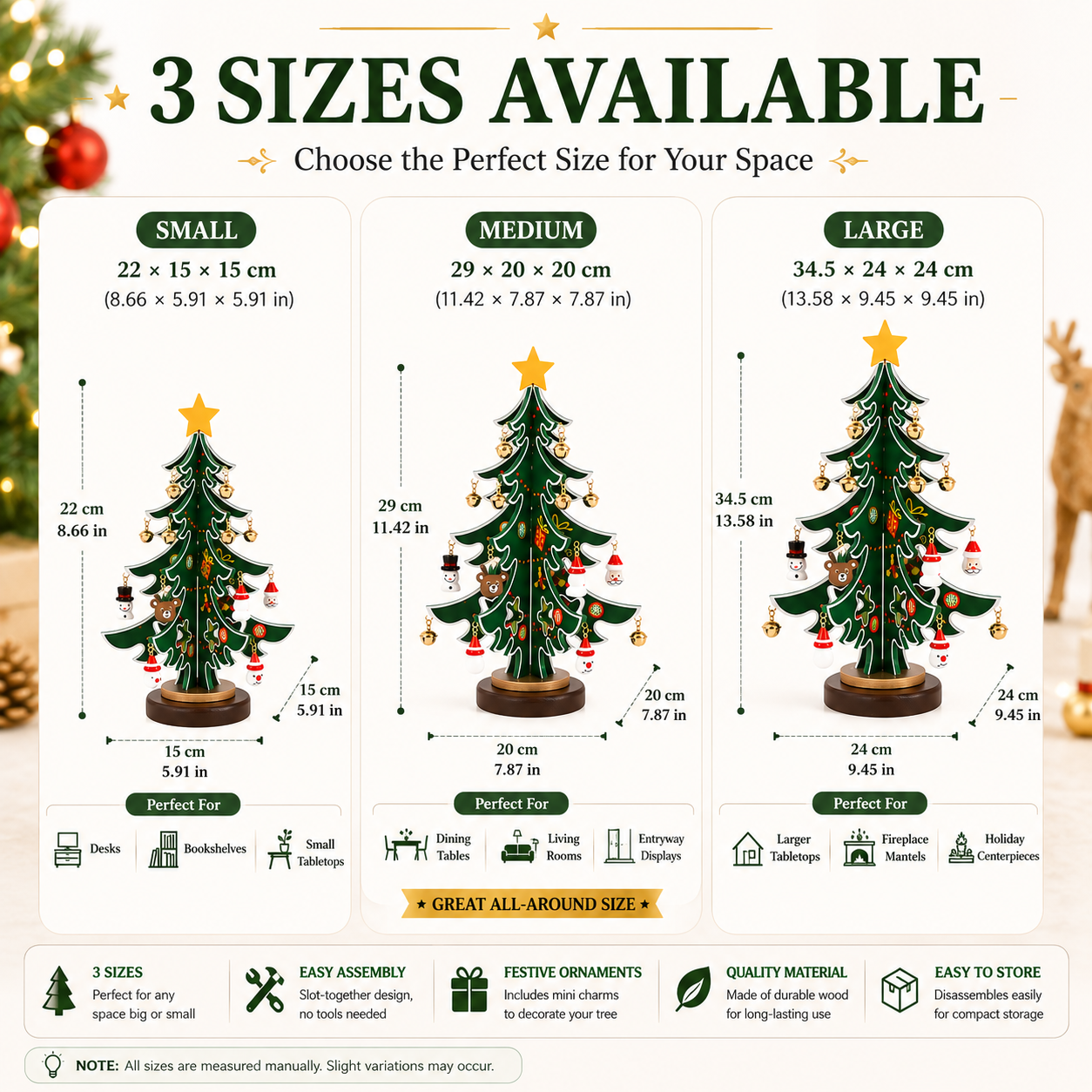 🎄 DIY Wooden Christmas Tree Ornament