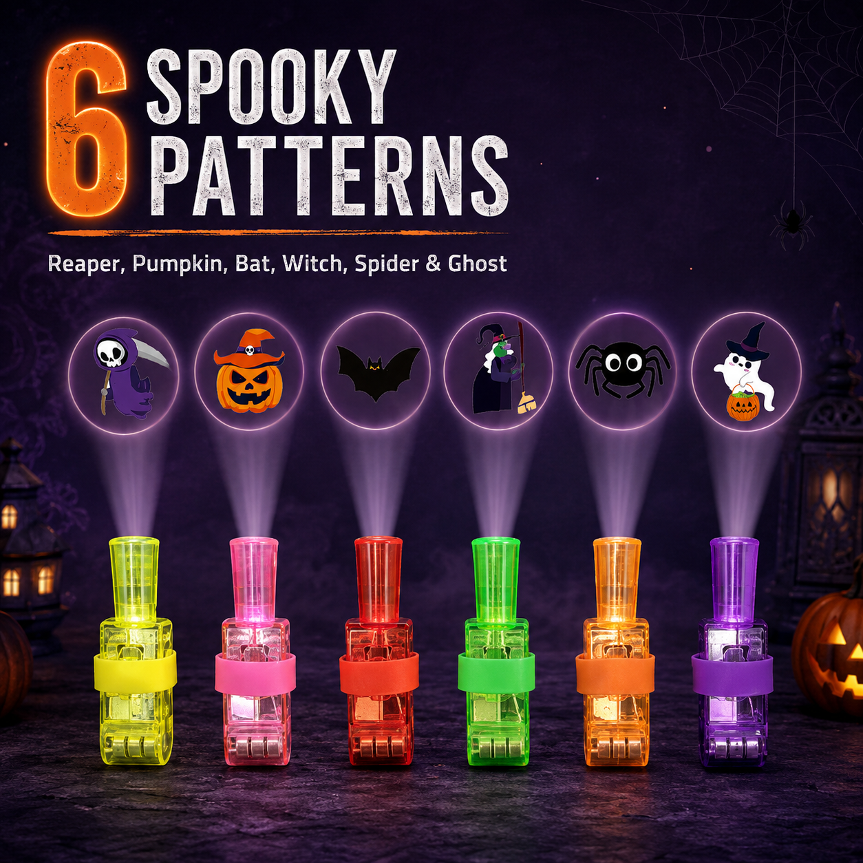 🎃 Halloween Finger Projection Lights – Spooky Fun at Your Fingertips
