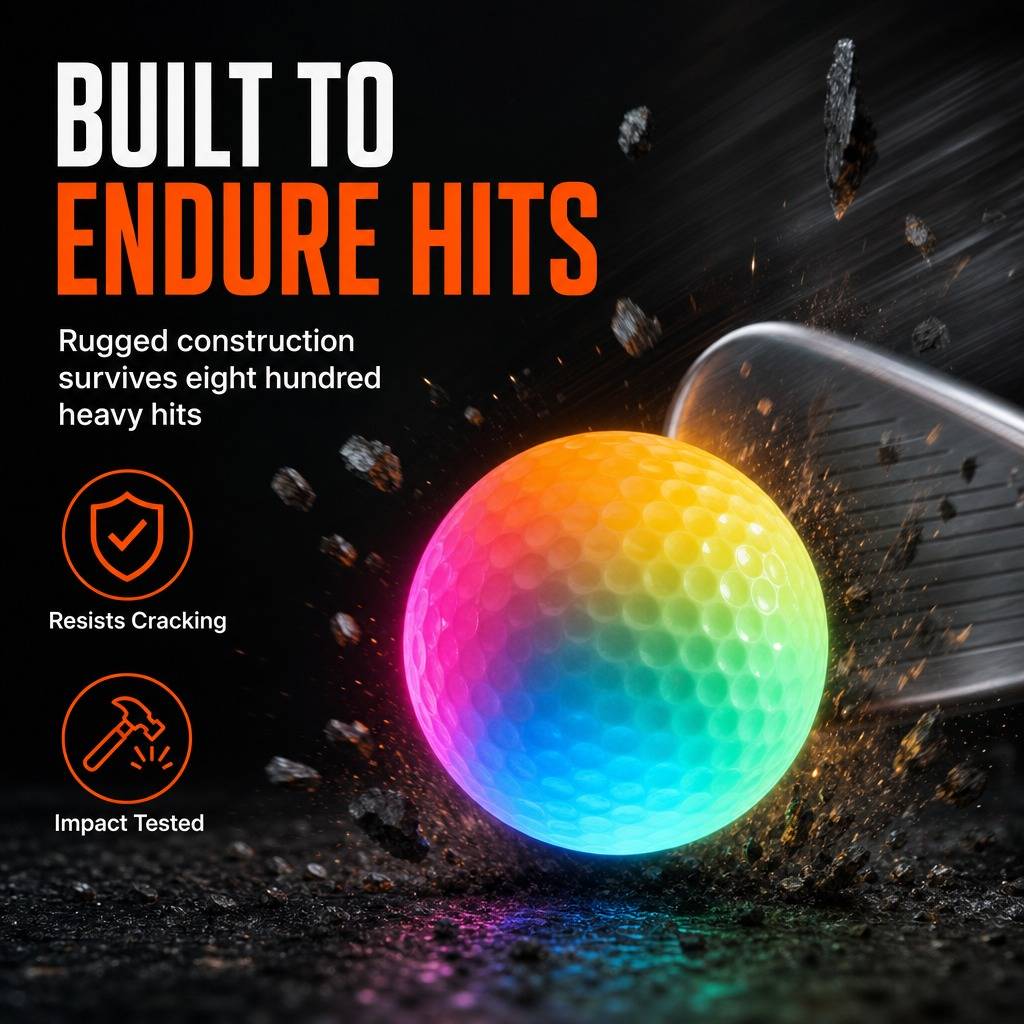 🌙Light Up LED Golf Balls Glowing Flashing Golf Balls for Night Play