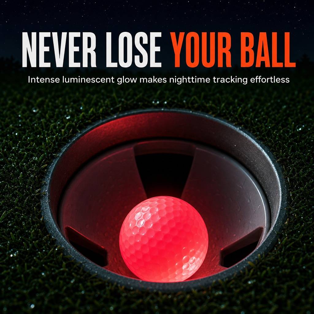 🌙Light Up LED Golf Balls Glowing Flashing Golf Balls for Night Play