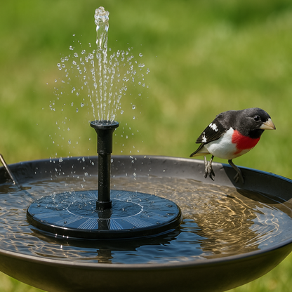The solar fountain for vibrant gardens