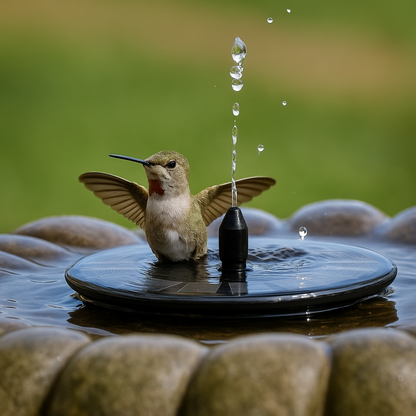 The solar fountain for vibrant gardens