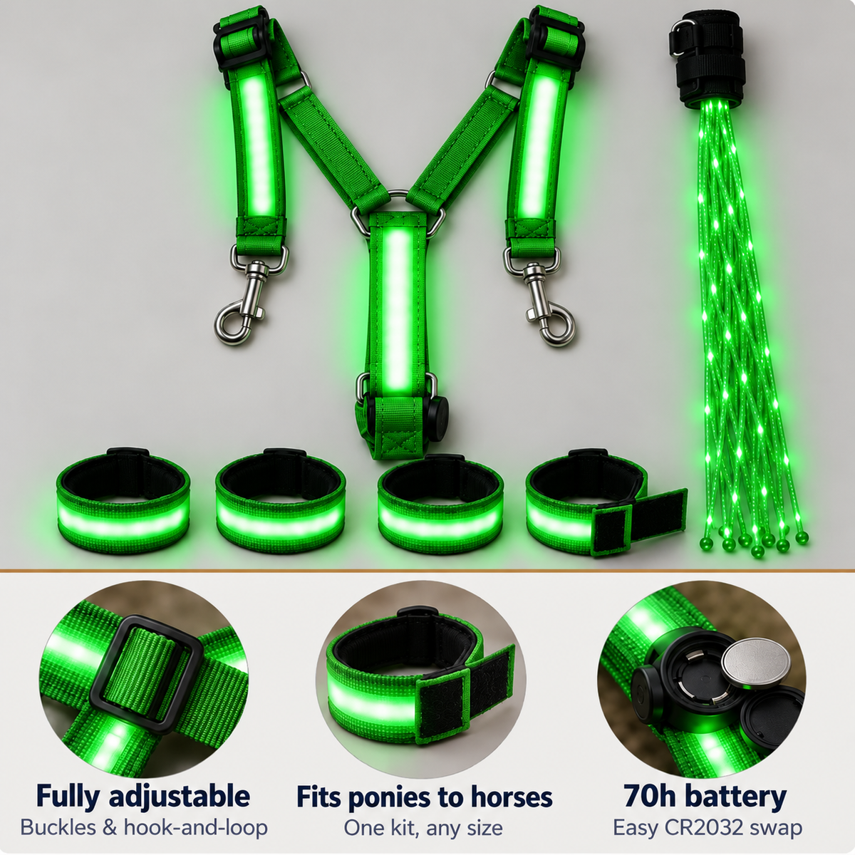🐎Light-up Horse-riding Set