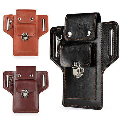 Men's Magnetic Double-Fastening Waterproof Waist Bag