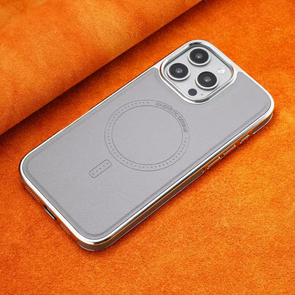 MagSafe magnetiskt läderfodral - högkvalitativt mjukt läder med förbättrat grepp