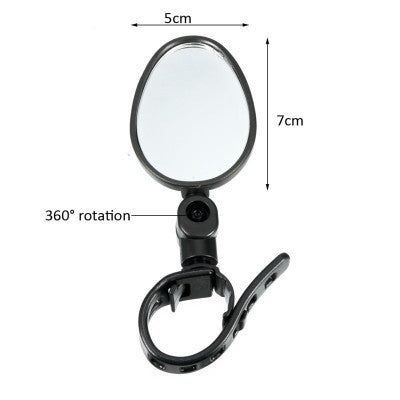 🔎 360 Degree Rotating Rearview Mirror🚴‍♂️